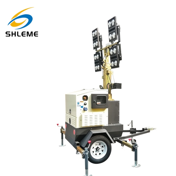 LED & MH Trailer Light Tower 