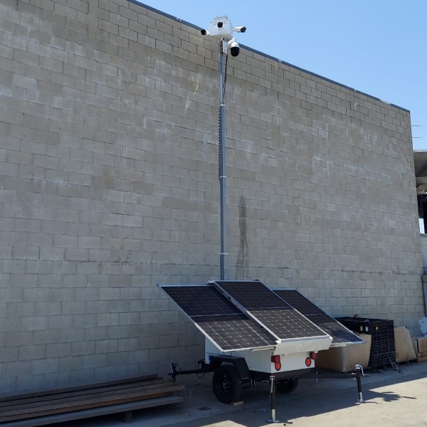 Solar Trailer CCTV Camera